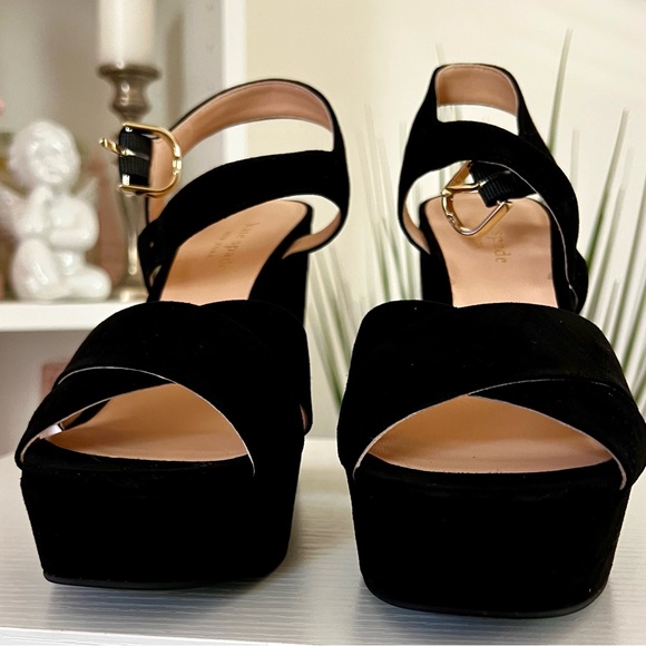 KATE SPADE NEW YORK GRACE OPEN TOE PLATFORM SANDALS - WOMEN’S SIZE 8 - Picture 3 of 10